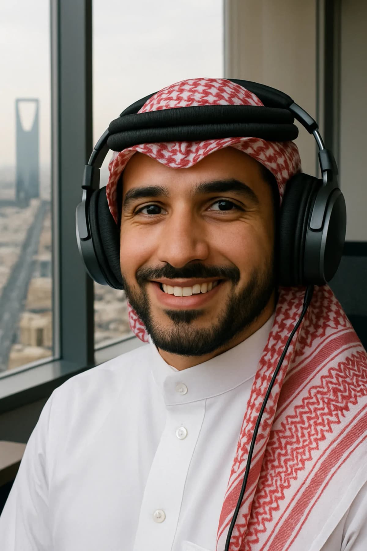 Saudi learner studying English